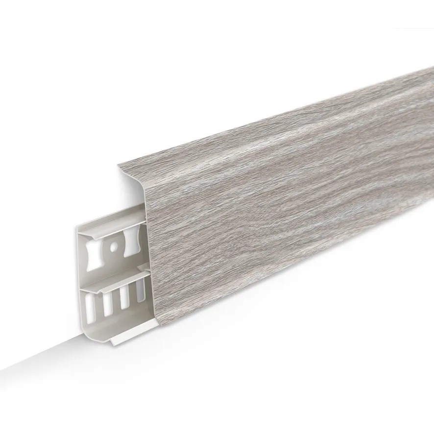 Плинтус с кабель-каналами 294 Орех антик 85мм