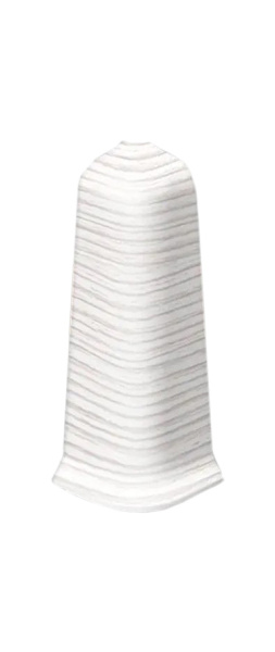 Угол наружный 255 Ясень бьянко 70мм