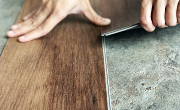 Кварц-виниловая плитка LVT