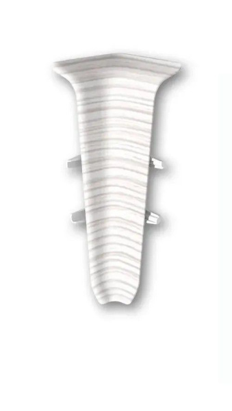 Угол внутренний 255 Ясень бьянко 70мм