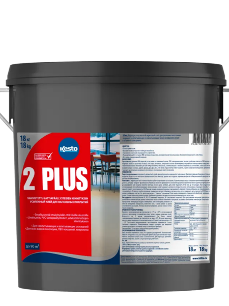 Клей для напольных покрытий КЕСТО 2 ПЛЮС (18 кг.), Россия Клей для напольных покрытий КЕСТО 2 ПЛЮС (18 кг.), Россия