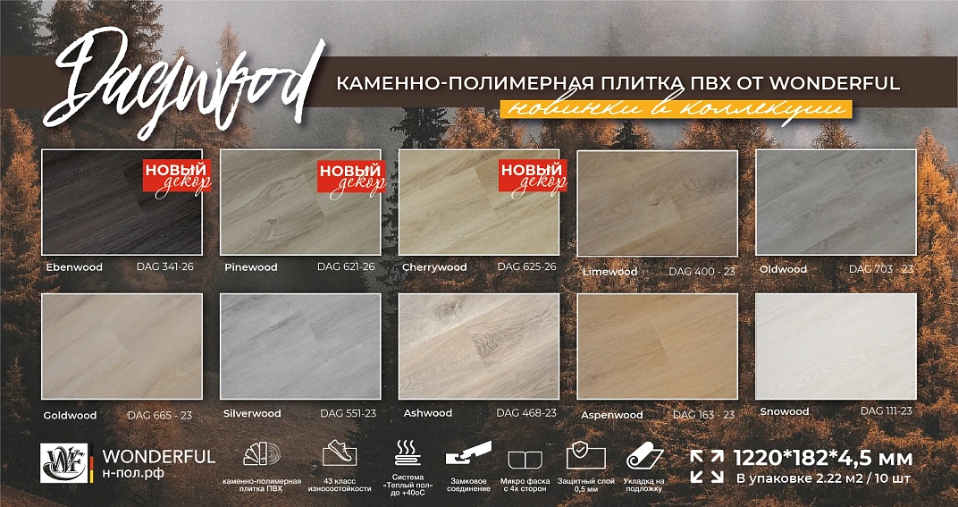 Новый декор в коллекции Dagwood