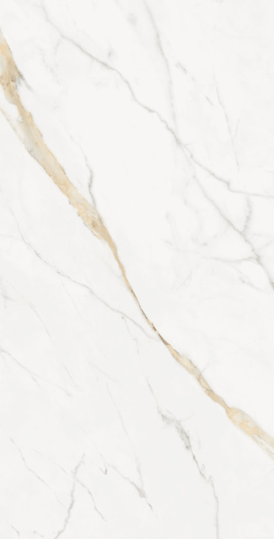 Керамогранит глазурированный глянцевый (600*1200*8) KGI 1204-26G CALCATTA GOLD (КАЛАКАТТА ГОЛД)