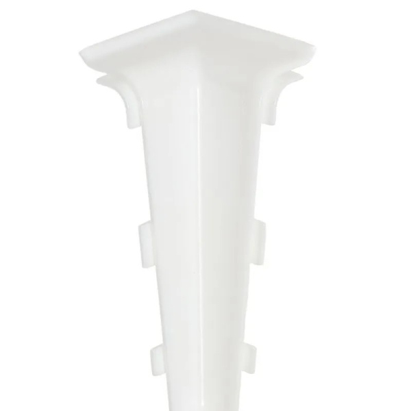 Внутренний угол Белый Блеск 70мм (01) Внутренний угол Белый Блеск 70мм (01)